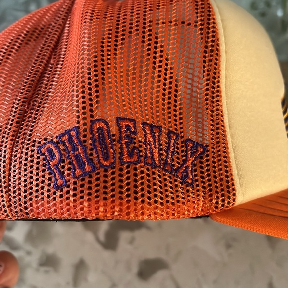PHOENIX SUNS | Vintage Style Mitchell & Ness Mesh Trucker Hat - Picture 3 of 4
